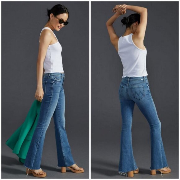 💕MOTHER💕 The Weekender Fray ~ I Wet My Plants 34 NWOT - Picture 5 of 16